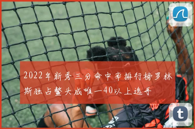 2022年新秀三分命中率排行榜罗林斯独占鳌头成唯一40以上选手